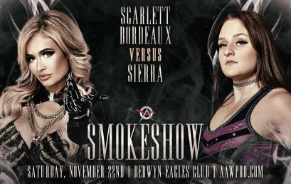 Scarlett Returns to Face Sierra Nov. 22!
