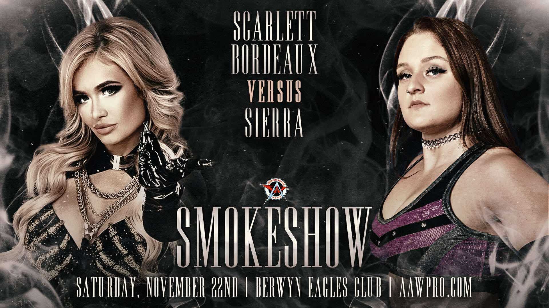 Scarlett Returns to Face Sierra Nov. 22!