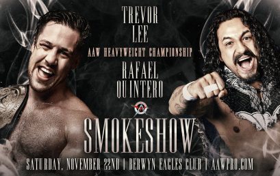 AAW Heavyweight Championship Official for Nov. 22!