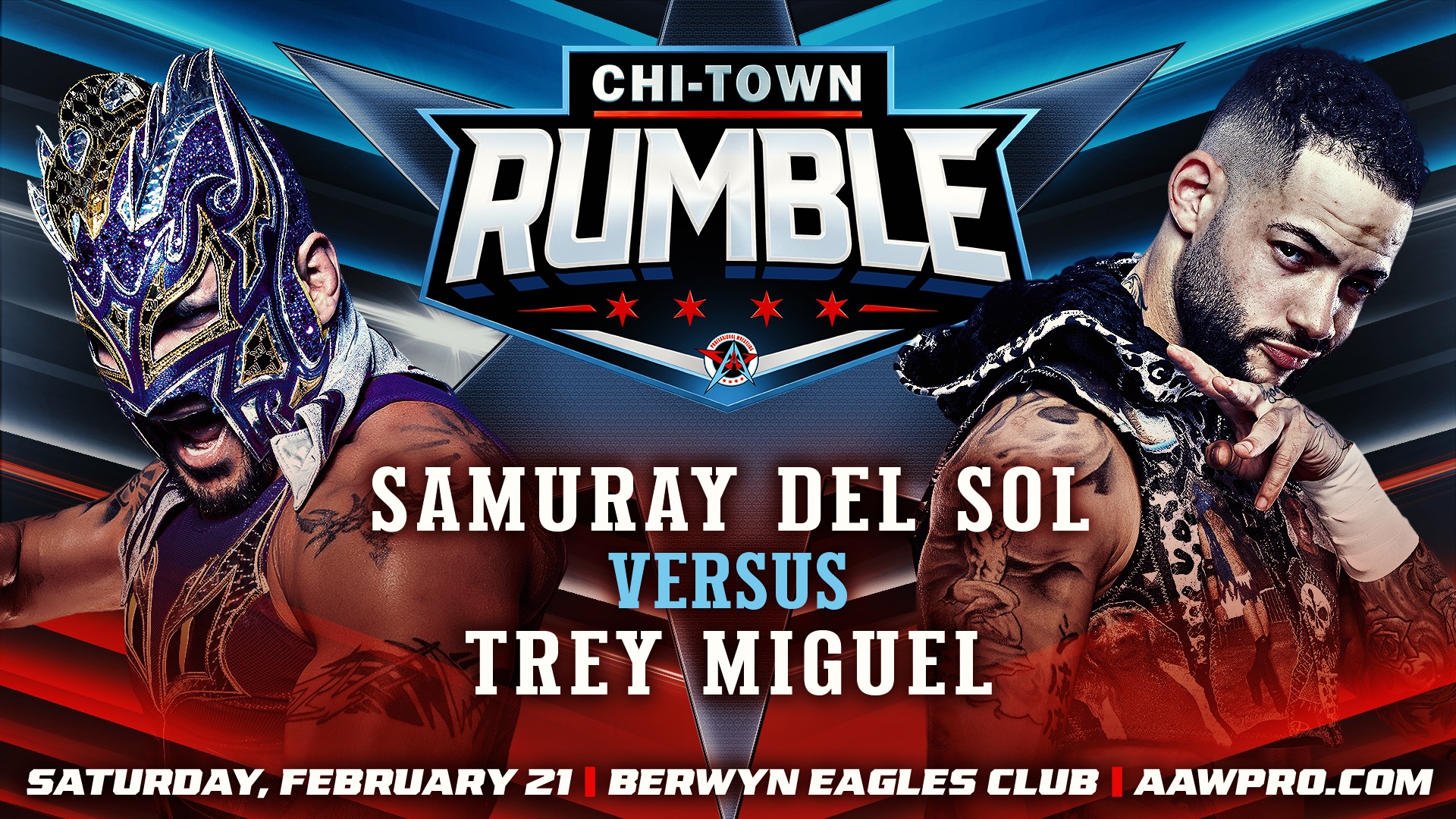 Samuray Del Sol vs. Trey Miguel Signed For 2/21