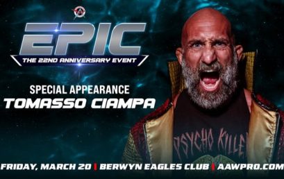 Tommaso Ciampa makes special appearance March 20!