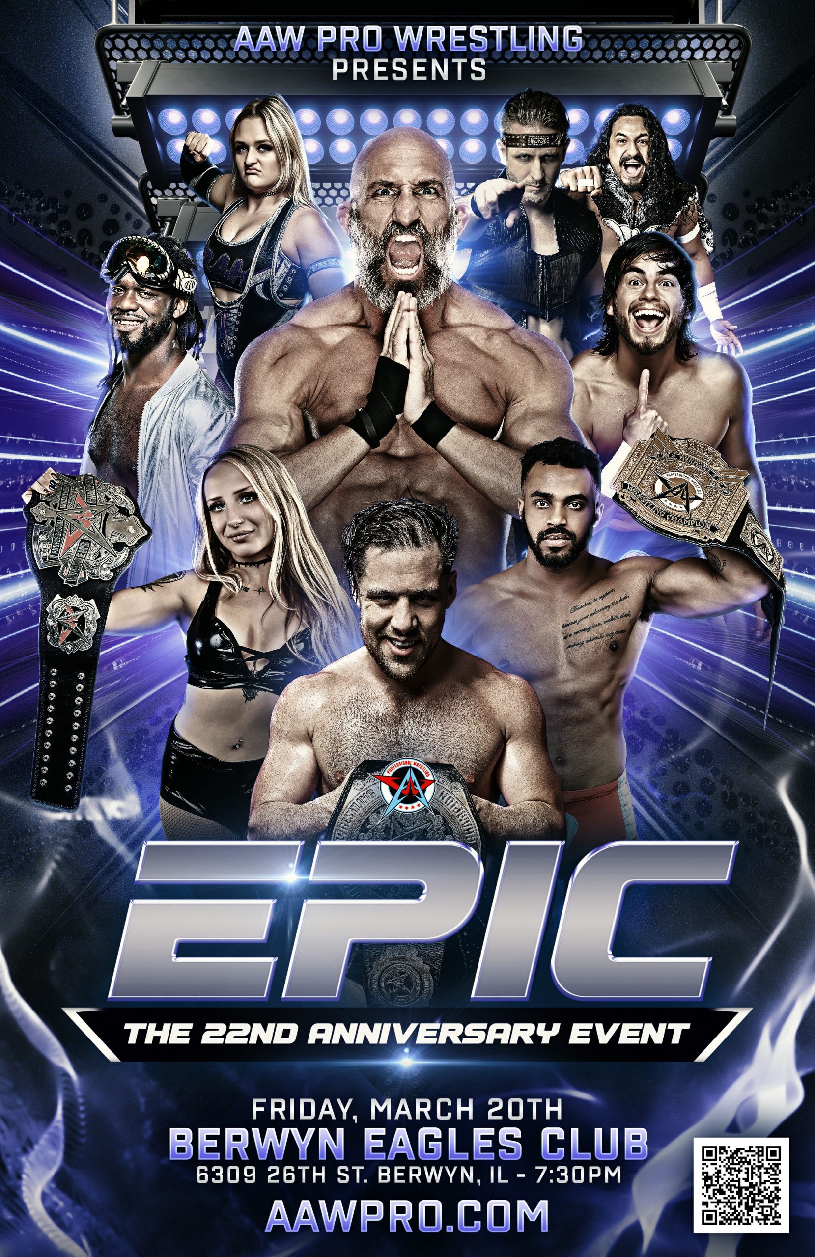 Two title matches signed for March 20! Two title matches signed for March 20!