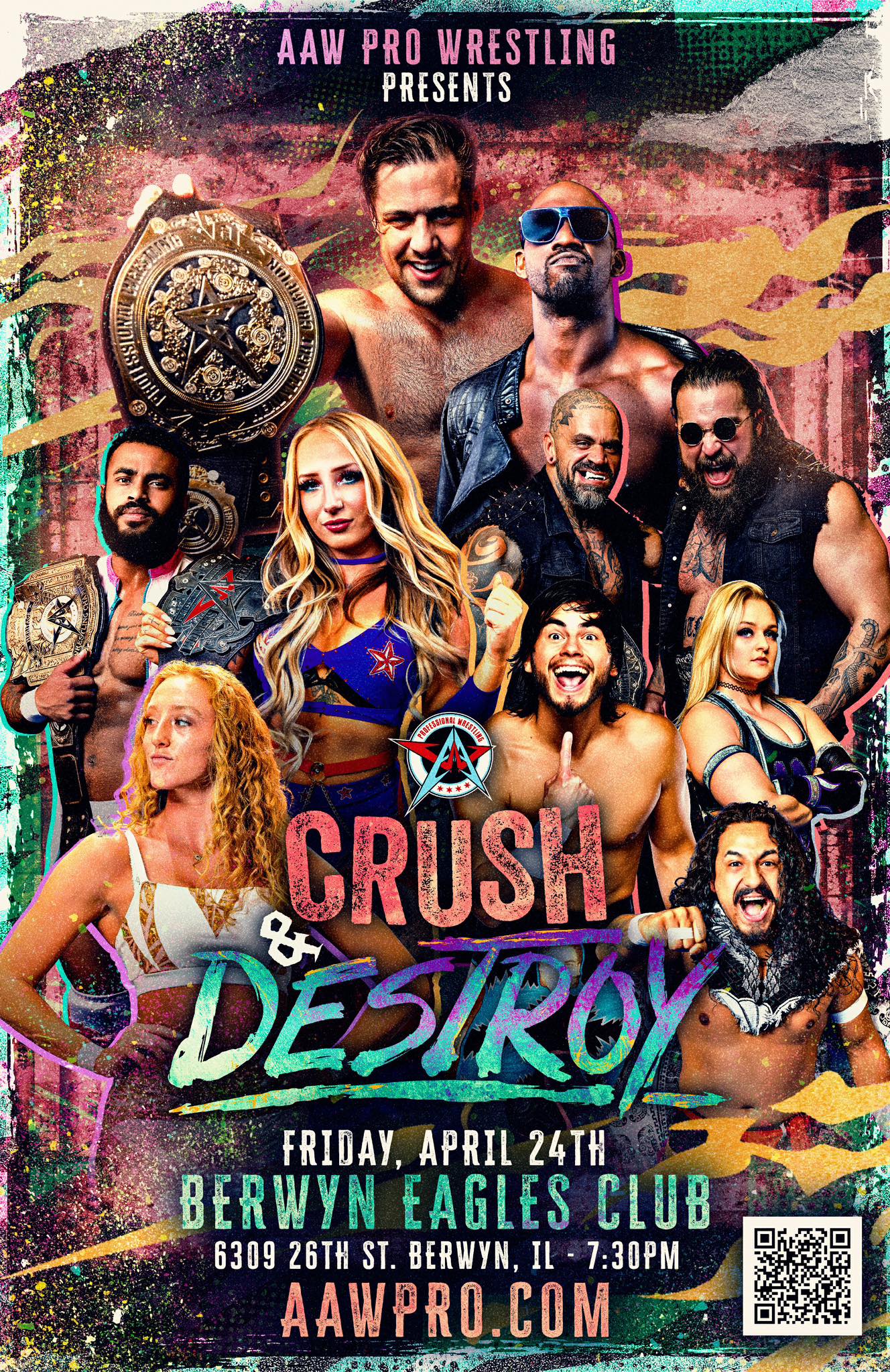 April 24th at the Berwyn Eagles Club is on!