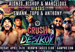 Six-man tag signed for April 24