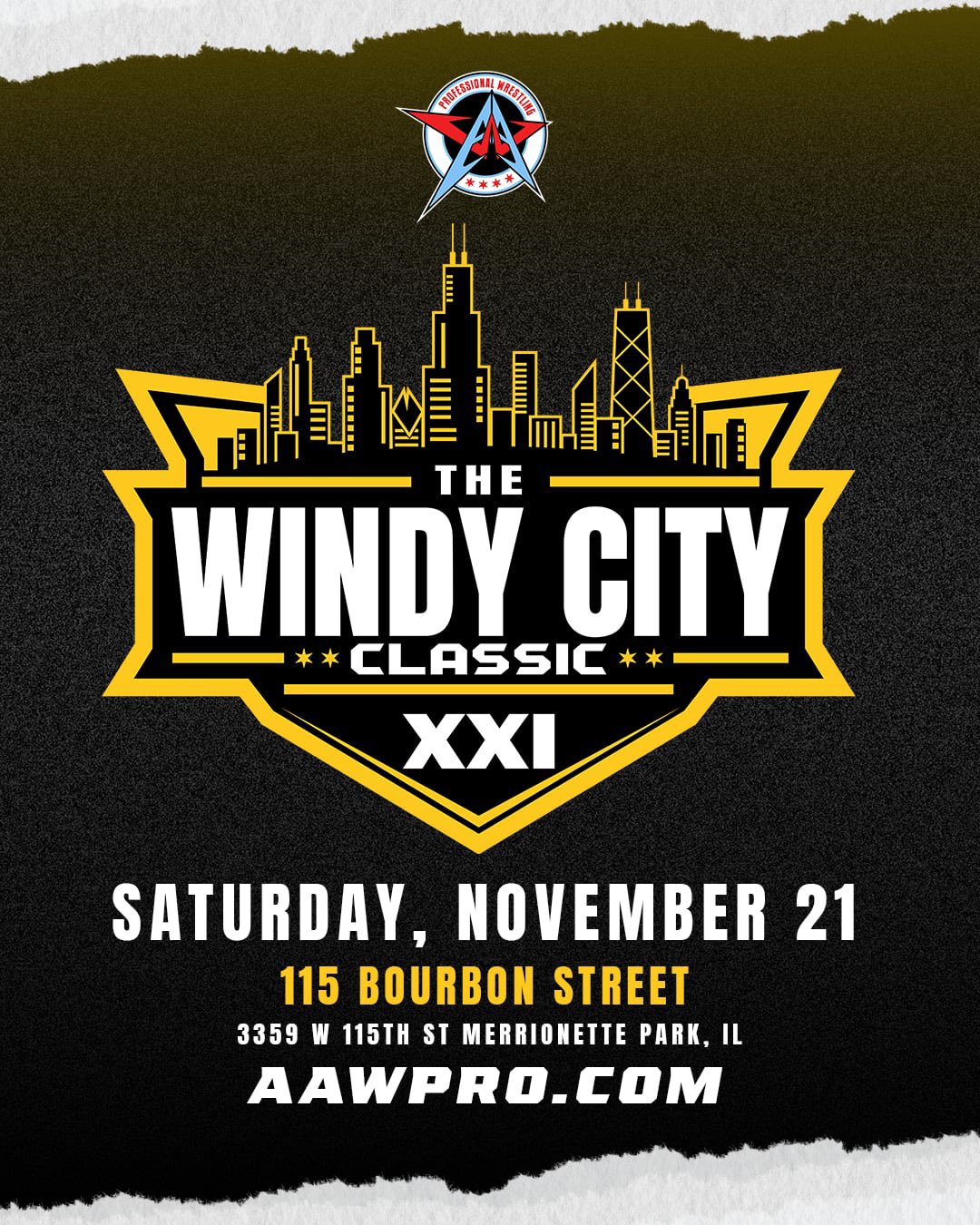 Save the Date!  The Windy City Classic is November 21!